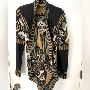 Tribal cardigan sz M/L